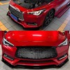 MUTUSAISI Front Bumper Lip Spoiler Splitter Fit for Infiniti Q60
