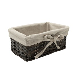 Arthur Cameron Extra Small Natural Wicker Shelf Basket Trays (Light Grey)
