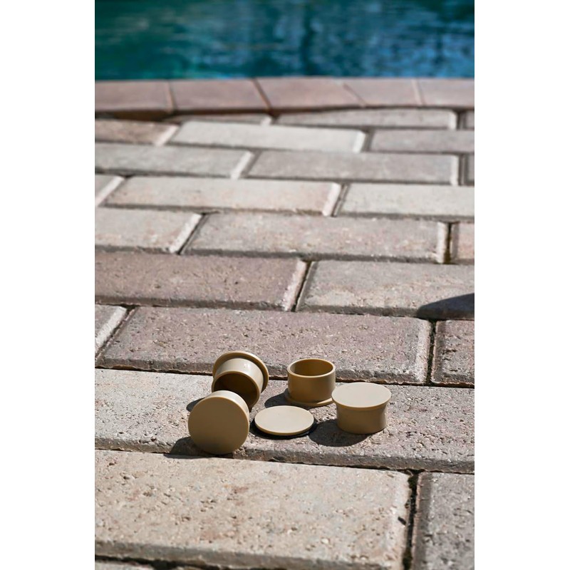 SummitLink Pool Fence Hole Plug Deck Patio Ground Cover Caps