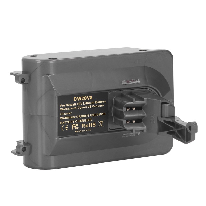 20V Lithium Battery Converts for V8 Vacuum Cleaner Adapter Power
