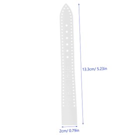 Baluue 8 pcs Leather Craft Watchband Stencil Template Acrylic Watch Strap Design for DIY Projects Convenient and Easy to Use Suitable for Men and Women