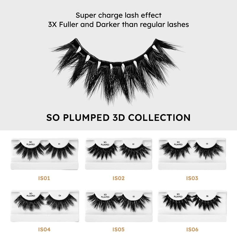 i-ENVY So Plumped False Eyelashes Super Charged Effect 3D False