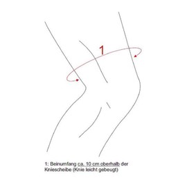 ORTEMA GP 5 (Size XS) Knee Protector - Children's Size (Level 2) - Premium Knee Protector in Slim, Soft and Flexible Design