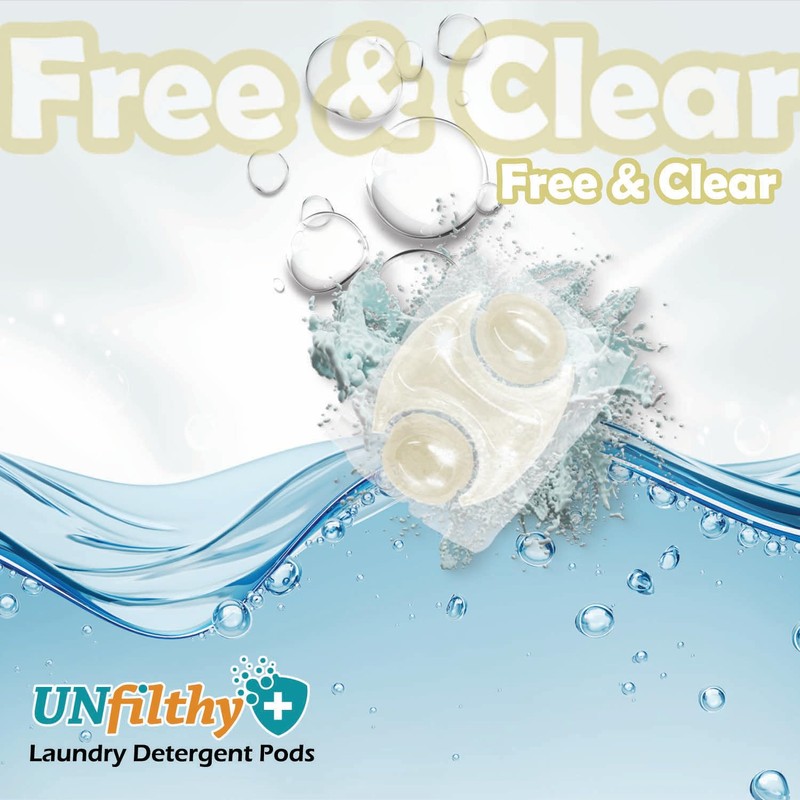 UNfilthy Concentrated Unscented Laundry Pacs (120)