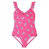 La-V Girls Swimming Costume, pink