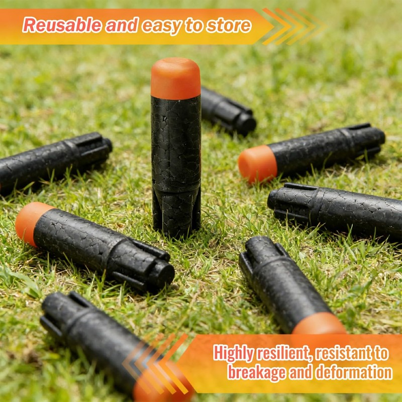 SYNTHORA Foam Darts 16 Refill Pack, 6.5cm EVA Foam Bullets,