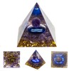 12 Zodiac Orgone Crystal Pyramid, Natural Amethyst Crystal Ball for