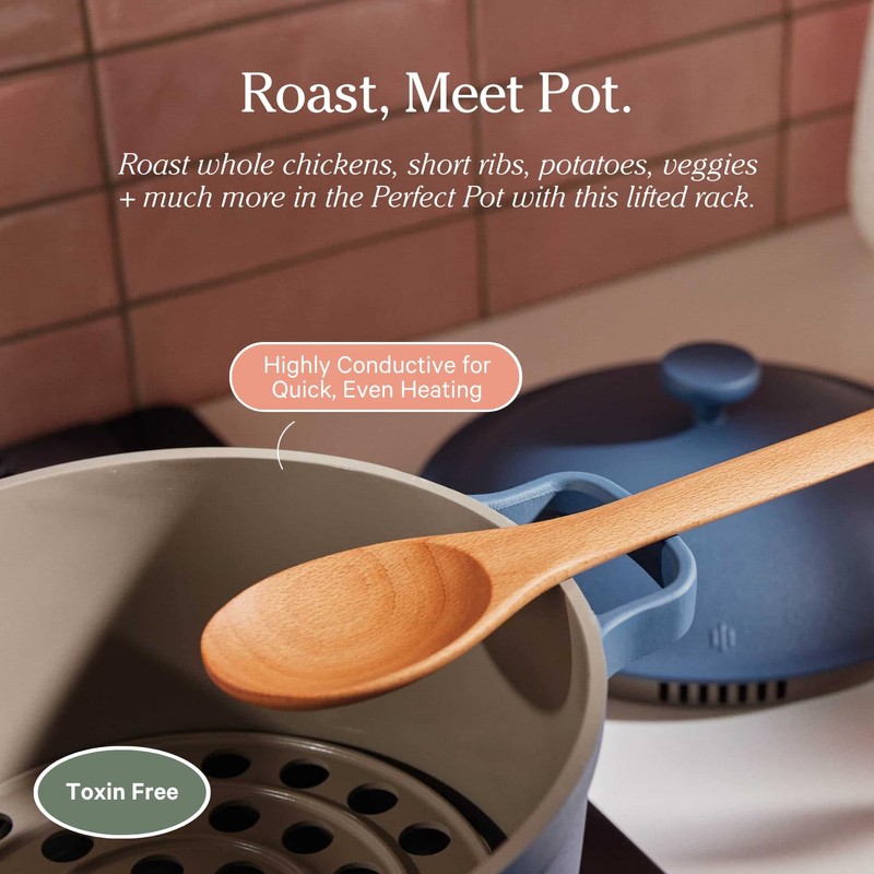 Our Place Perfect Pot Roasting Rack - 2-in-1 Custom-Fit Rack
