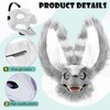 Seenelling 13 Pcs DIY Dino Mask Kit Hard Plastic Dinosaur