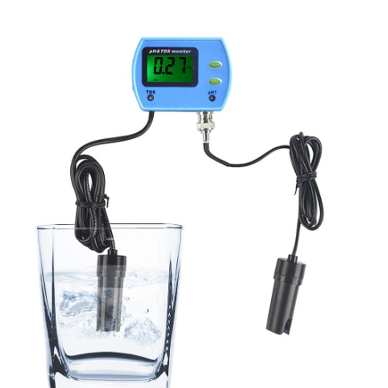 PH-9851 LCD Water Quality Analyzer PH/TDS Monitor Testing Instrument