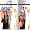 40 PCS No-Slip Velvet Clothes Hanger Connector Hooks,Space Saving Saver