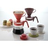 HARIO V60 Coffee Server 02 Set, Pale Gray, 1-4 Cups,