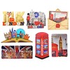 Set of 8 UK London Famous Icons Design Metal &