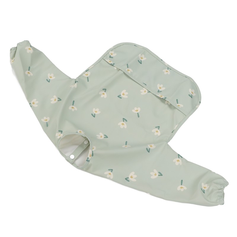 Infant Long Sleeve Bib Waterproof Cute Toddler Soft Sleeved Bib