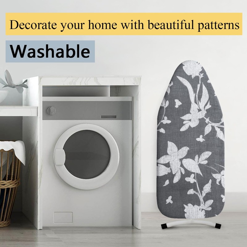 MZXcuin Small Ironing Board Cover Scorch Resistant, Cotton Table top