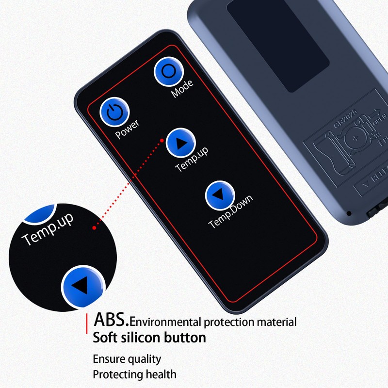 HZIME New Replace Remote Control Compatible for EdenPURE Classic Plus