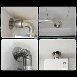 Rosetta di Flangia Sdoppiata in Acciaio Inox per Pareti, Rotonda, Copertura per Rubinetti da Cucina, Lavelli, Wc