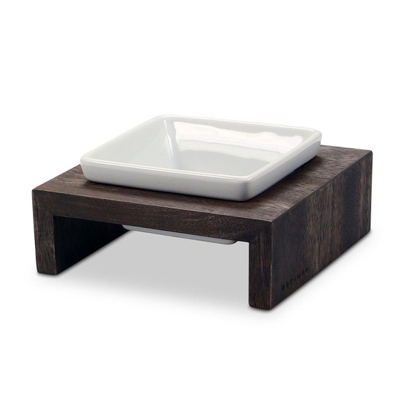 Wolters Futterstation MESHIDAI TRUE WALNUSS, Modellnummer:Einzelnapf XS - 0.2 Liter