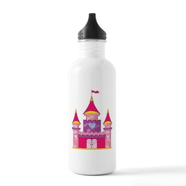 CafePress Princess Castle Stainless Water Bottle 1 1.0L (34 oz) Stainless Steel Water Bottle