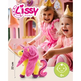 NICI Lissy Pony Unicorn Cuddly Toy Dilara 22 cm - Soft Plush Toy Cute Plush Toy for Cuddling and Playing for Children and Adults, Great Gift Idea - 49977