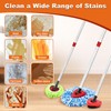 Hezane 2 Microfiber Mop Head Refills and 2 Chenille Mop