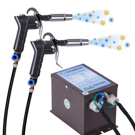 Saladulce Antistatic Air Guns Ionizing Air Guns Anti Static Ionizer Electrostatic Eliminator+ 4.6KV High Voltage Generator 110v