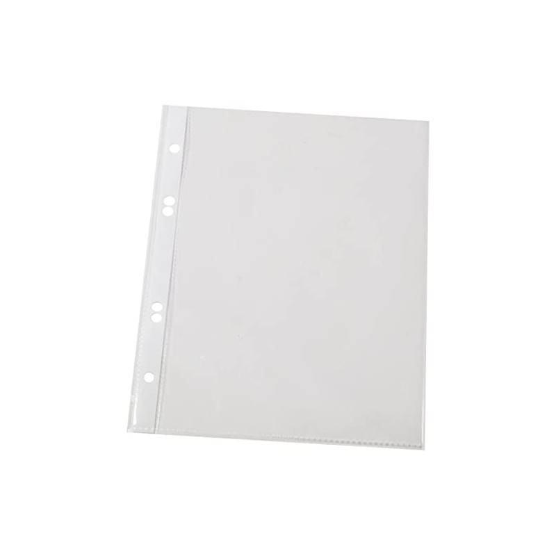 Pack of 100 Pre-Punched Poly-Pockets 148 x 210 mm A5