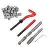 25pcs M10 Thread Repair Kit Thread Tap Drill Bit Damaged