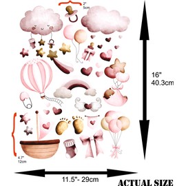 Girl Baby Nursery Rice Paper, 11.5 x 16 inch (1pc) - Mulberry Paper for Decoupage Furniture Print Crafts