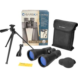 BARSKA X-Trail 15x70 Binocular w/ Tripod Adapter & Tripod , Black