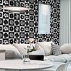Heroad Peel and Stick Wallpaper Modern Contact Paper Black and