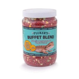 Fluker's Buffet Blend Juvenile Bearded Dragon Veggie Variety Diet, 9-Ounces, Model: 76053