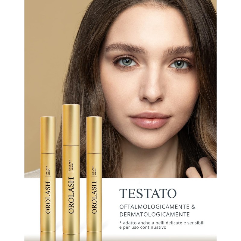Siero Ciglia Allungante e Volumizzante OROLASH 3ML (3 mesi) |