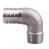 DERNORD 3/4" Hose Barb x 1/2" Male NPT Stainless Steel