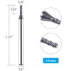 EANOSIC Solid Carbide CNC End Mill Bit - 4 Flutes