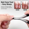 Black Grip & Snip Spiral Spring Cuticle Nipper, Pedicure Manicure