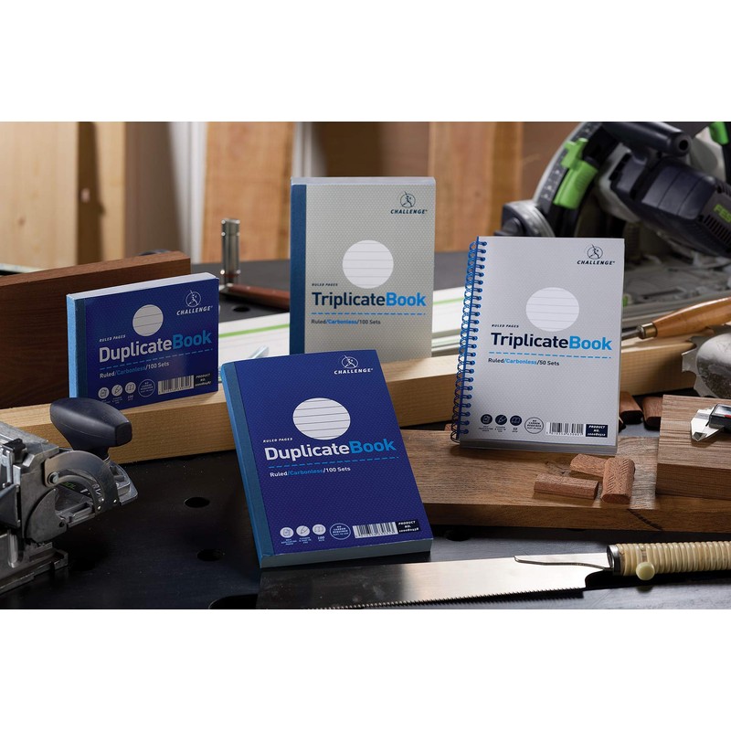 Challenge Duplicate Book, Carbonless, 100 Pages, 1 pack (210 x
