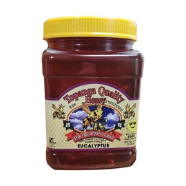 3 lbs Topanga Quality Honey Raw, Unfiltered, Unpasturized, All Natural, Kosher (3lbs, Eucalyptus)
