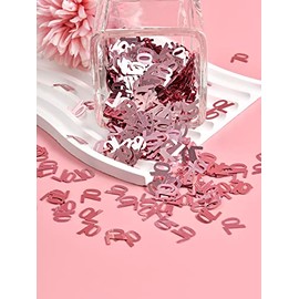 LGT Rose Gold Number Age Birthday Confetti. Ideal for Parties, Celebrations and Events. Table Scattering, Sequins, Confetti. 18, 21, 30, 40, 50, 60 and 70. (70)