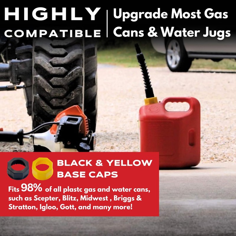 EZ-POUR Replacement Spout - Water Jug Or Gas Can Spout