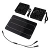 Solar Panel Fan Kit 10W Solar Powered Dual Fans for