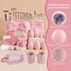 40 Piezas Set Brochas Maquillaje Profesional con Estuche | con