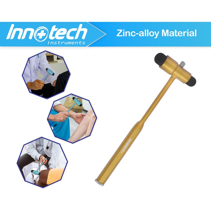 Innotech Buck Neurological Reflex Hammer with Brush and Needle for