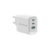 Conceptronic ALTHEA21W65 Ladegerät für mobile Geräte, Universal, Weiß, Netzteil, Schnellladung