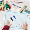 Tofficu 1Set Pinyin Whiteboard Double Sided Dry Erase Board with
