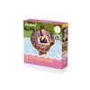 Bestway 36118 (1.07m) Diameter Donut Swim Ring for Adults (Brown)