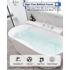 HEYMYTAP Chrome High Flow Roman Tub Faucet Set 3 Hole,