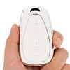CHATYYD for Chevy Key fob Cover with Keychain,Soft TPU Car