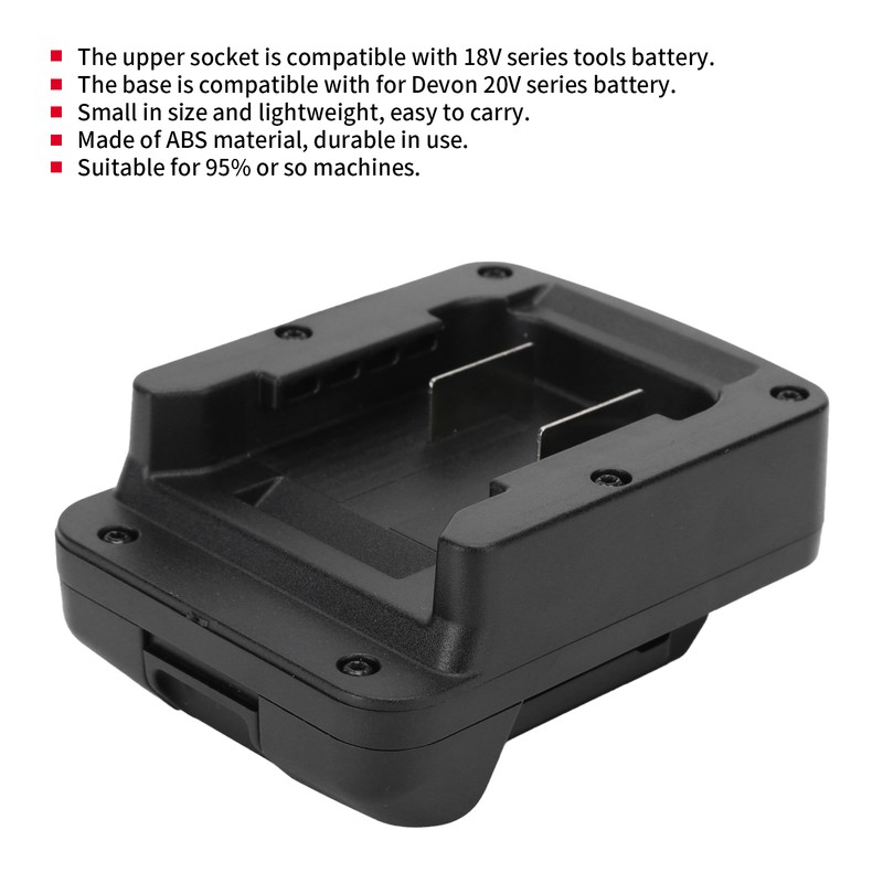 Battery Adapter Convertor for Devon 20V Battery Convert to for