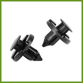 HOPESPANNER 30 Pcs 8mm Hole Retainer Clips- Plastic Drive Rivets Mud Flaps Bumper Fender Push Clips for Nissan Vehicle Components